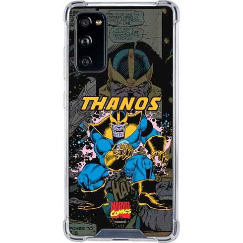 Marvel Classic Comics Thanos Galaxy S20 FE Clear Case